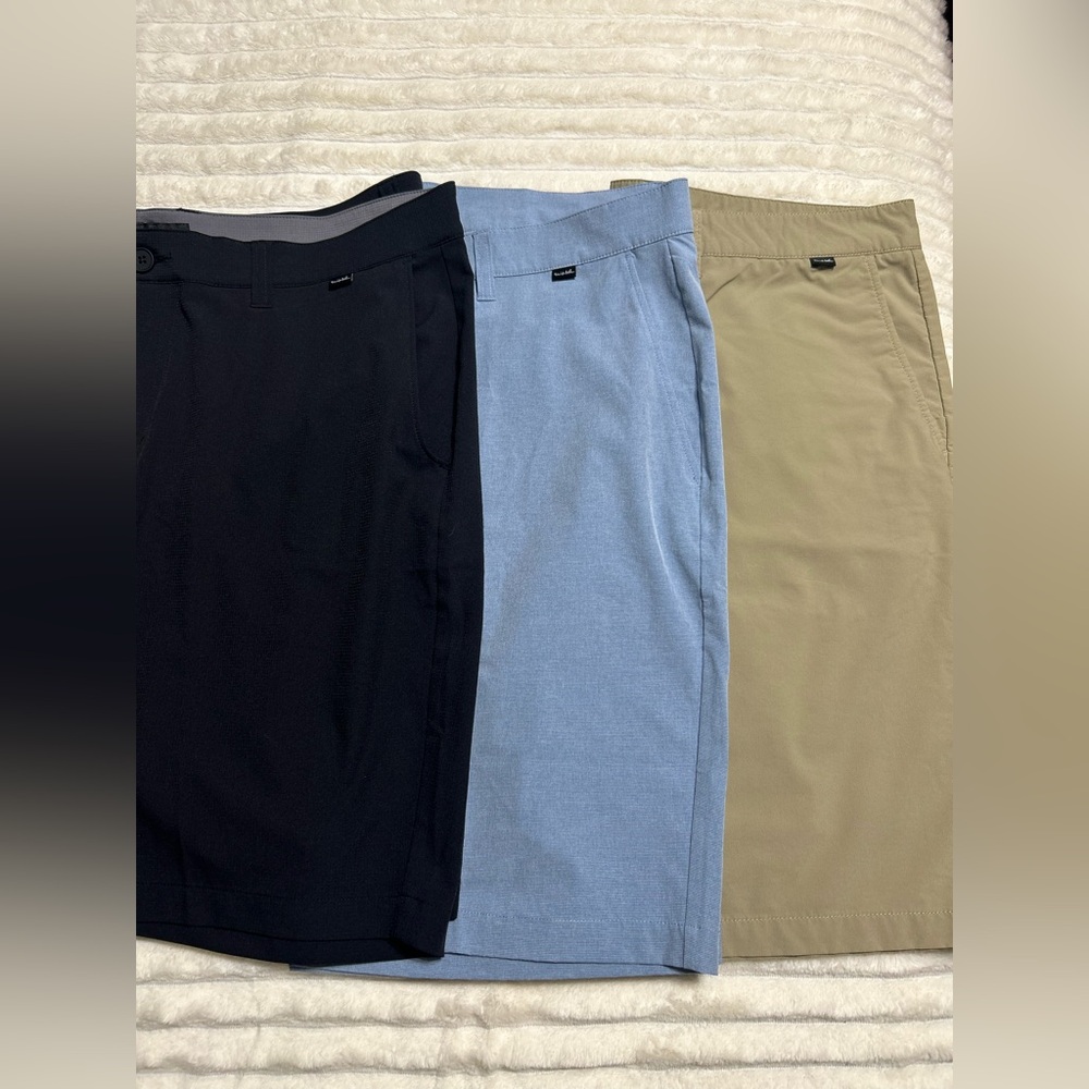 Travis Mathew Bundle of 3 Versatile Golf & Everyday Shorts Size 40